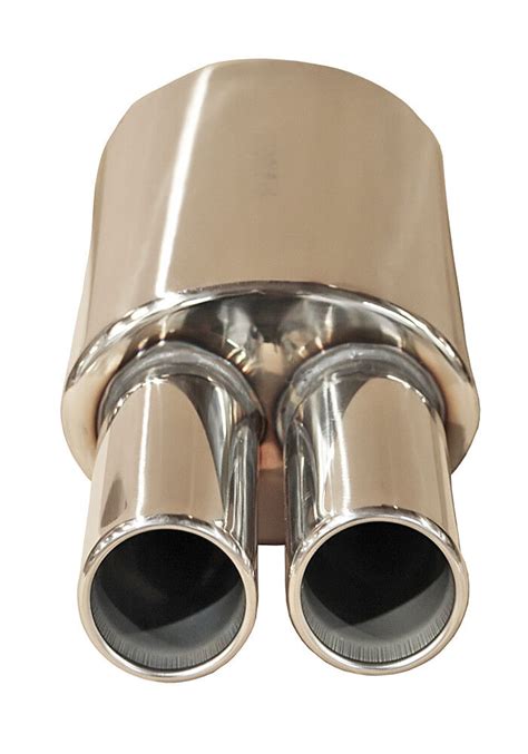 universal stainless steel exhaust back box|aftermarket exhaust silencer.